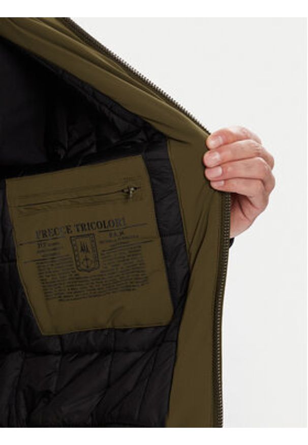 Aeronautica Militare Kurtka bomber 252AB3026UCT03264 Zielony Regular Fit. Kolor: zielony. Materiał: syntetyk