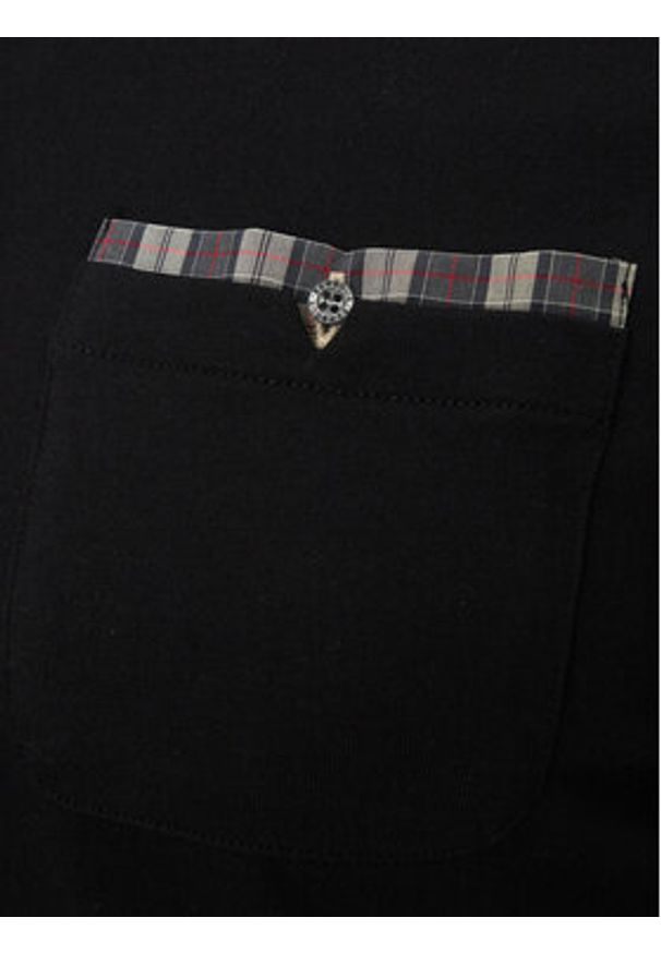 Barbour Polo Corpatch MML1071BK71 Czarny Tailored Fit. Typ kołnierza: polo. Kolor: czarny. Materiał: bawełna
