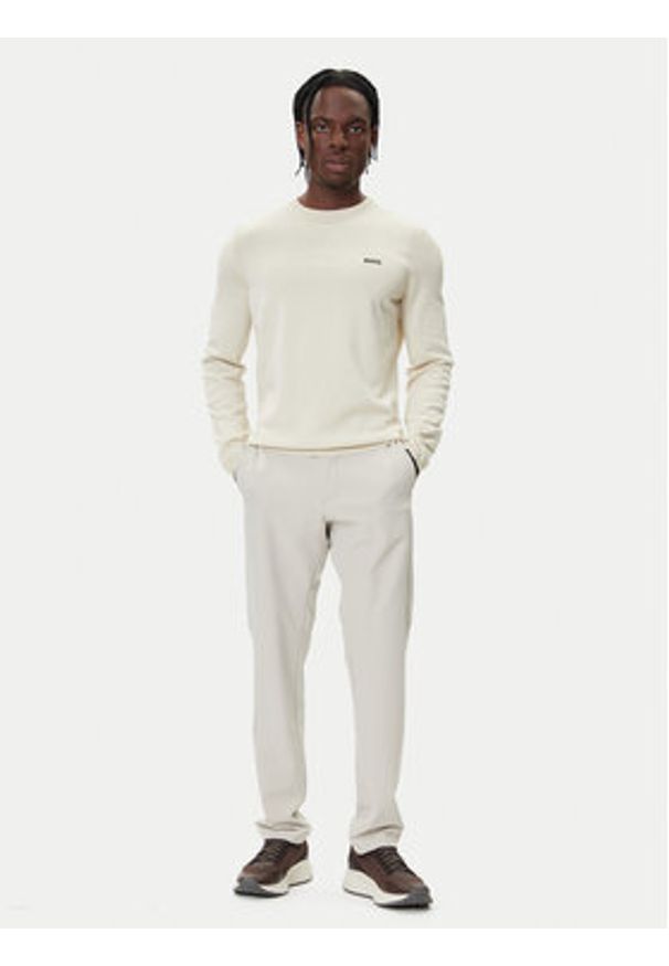 BOSS Sweter K_Ever-X 50541940 Beżowy Regular Fit. Kolor: beżowy. Materiał: bawełna