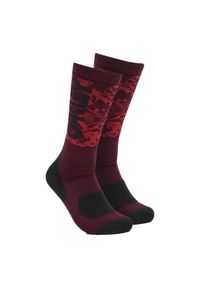 Skarpetki turystyczne wysokie unisex Oakley Wanderlust Perf Socks. Kolor: czerwony. Sport: turystyka piesza