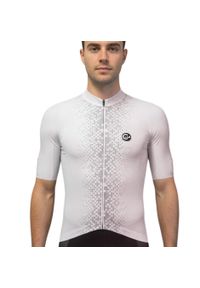 C-LAB - Koszulka rowerowa męska Unica biała. Kolor: biały. Długość rękawa: krótki rękaw. Długość: krótkie. Sport: kolarstwo