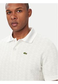 Lacoste Polo DH1417 Beżowy Regular Fit. Typ kołnierza: polo. Kolor: beżowy. Materiał: syntetyk #5