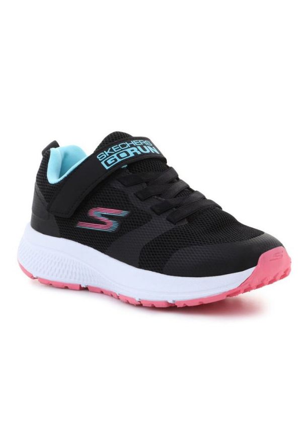 skechers - Buty Skechers Jr 302409L-BLK czarne. Kolor: czarny. Materiał: syntetyk, guma, materiał. Szerokość cholewki: normalna