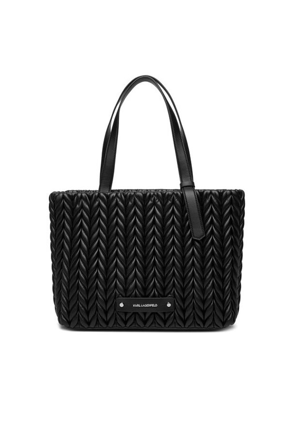 Karl Lagerfeld - KARL LAGERFELD Torebka A4W30071 Czarny. Kolor: czarny. Materiał: skórzane