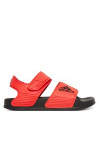 Adidas - adidas Sandały adilette IH3633 Czerwony. Kolor: czerwony