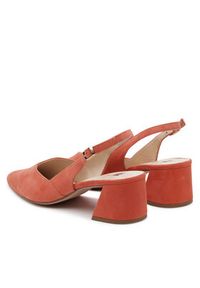 HÖGL Sandały Laura 9-104612 Koralowy. Kolor: pomarańczowy. Materiał: zamsz, skóra #4