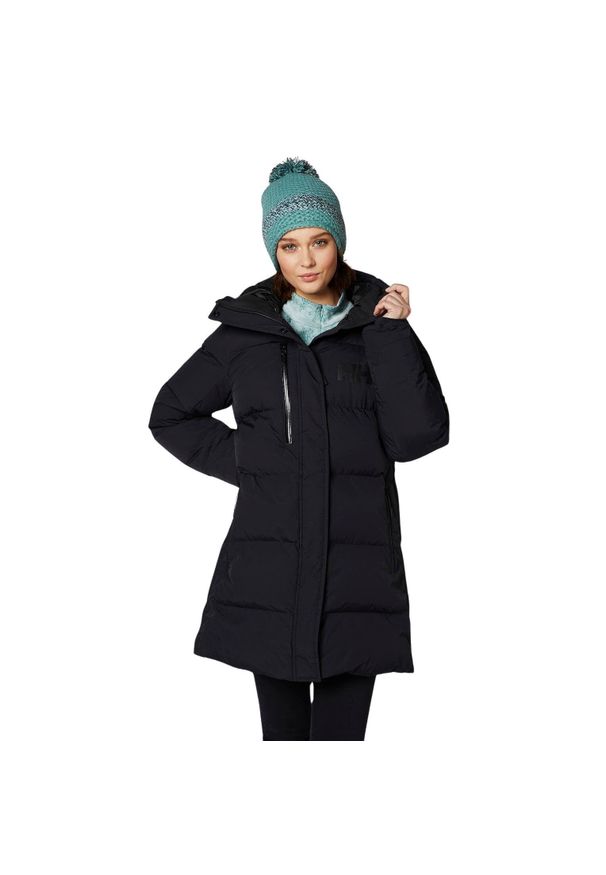 Parka damska Helly Hansen adore puffy. Kolor: czarny. Sezon: zima. Sport: turystyka piesza