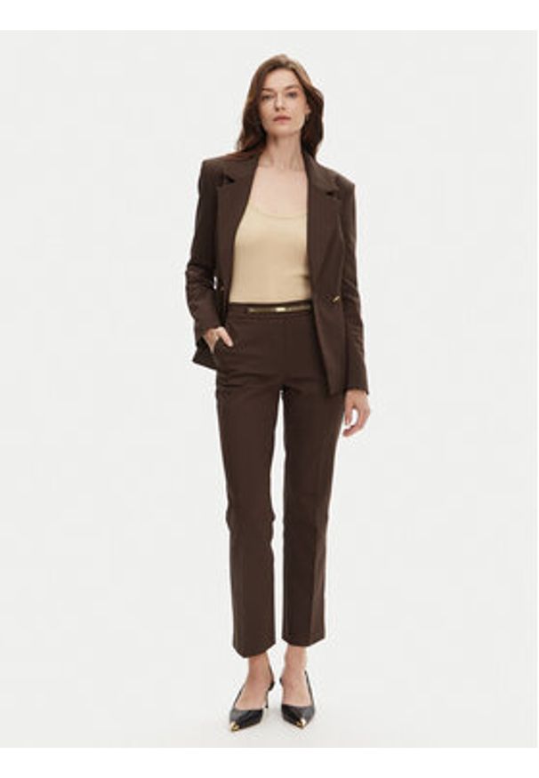 Marciano Guess Marynarka 5GGN24 7311A Brązowy Regular Fit. Kolor: brązowy. Materiał: bawełna, syntetyk