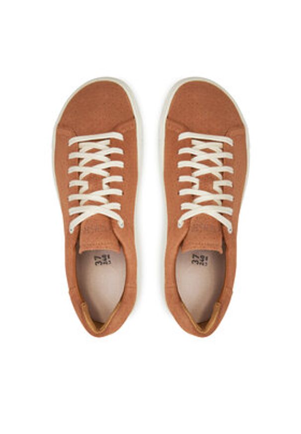 Birkenstock Sneakersy Bend 1027379 Pomarańczowy. Kolor: pomarańczowy. Materiał: skóra