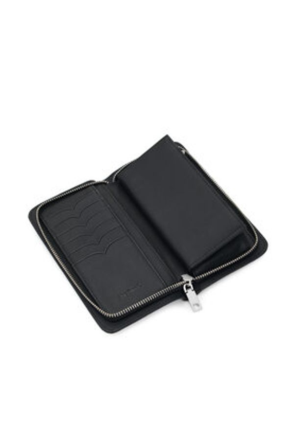 Desigual Portfel 26SAYP20 Czarny. Kolor: czarny. Materiał: skóra