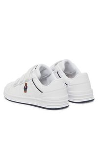 Polo Ralph Lauren Sneakersy Heritage Court IV Ezz Bear RL02939101 Biały. Kolor: biały. Materiał: skóra #7