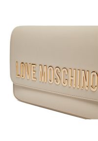 Love Moschino - LOVE MOSCHINO Torebka JC4023PP1LKD0110 Beżowy. Kolor: beżowy. Materiał: skórzane #6