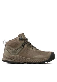 keen - Keen Trekkingi Nxis Evo Mid Wp 1026679 Khaki. Kolor: brązowy. Materiał: materiał. Sport: turystyka piesza