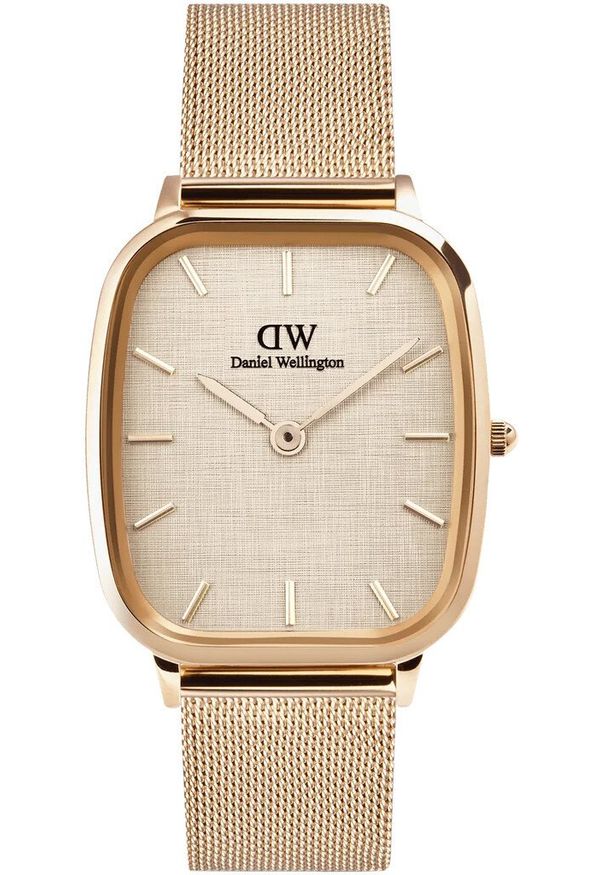 Zegarek Daniel Wellington Zegarek męski Daniel Wellington DW00100817 różowe złoto. Kolor: złoty, wielokolorowy, różowy