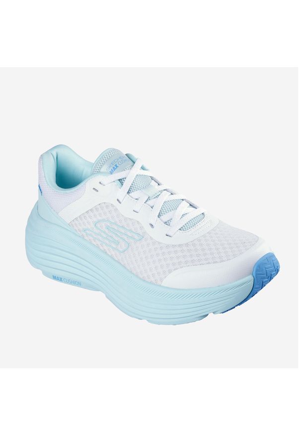 skechers - Sneakersy damskie Skechers Max Cushioning. Kolor: niebieski