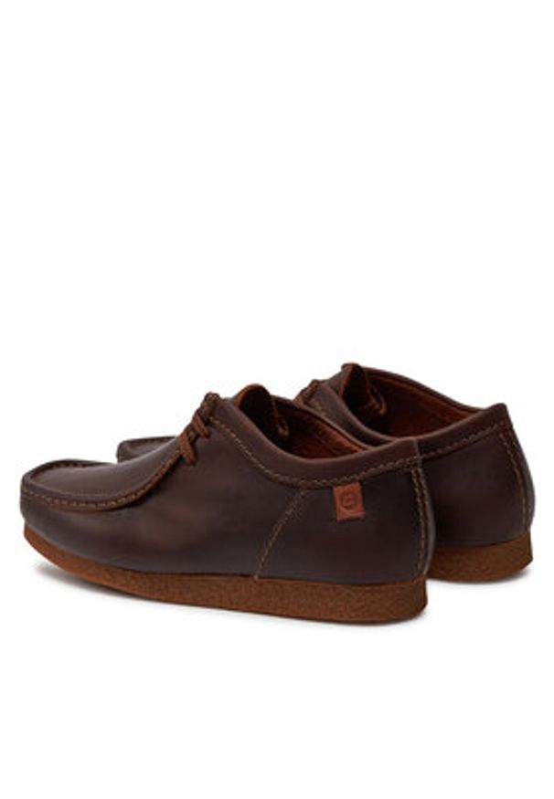 Clarks Mokasyny Shacre II Run 261594327 Brązowy. Kolor: brązowy. Materiał: nubuk, skóra