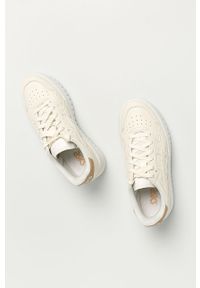 Asics - Buty Japan S PF. Nosek buta: okrągły. Zapięcie: sznurówki. Kolor: biały. Materiał: syntetyk, materiał, skóra ekologiczna, guma. Szerokość cholewki: normalna. Obcas: na obcasie. Wysokość obcasa: średni #5