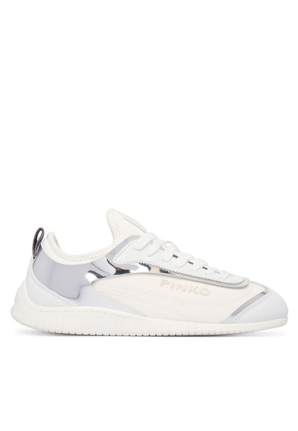Pinko - PINKO Sneakersy Reby 08 SS0121 T045 Biały. Kolor: biały. Materiał: materiał