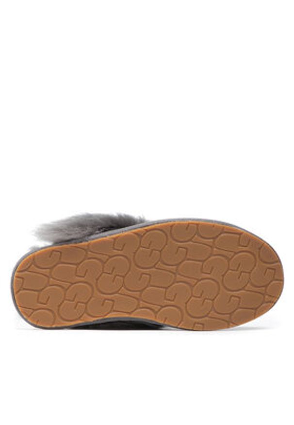 Ugg Kapcie W Scuff Sis 1122750 Szary. Kolor: szary. Materiał: skóra