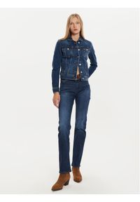 Mustang Jeansy Crosby 1015567 Granatowy Straight Fit. Kolor: niebieski