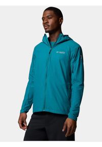 columbia - Wiatrówka męska Columbia Loop Trail II. Kolor: zielony. Materiał: softshell. Sport: turystyka piesza
