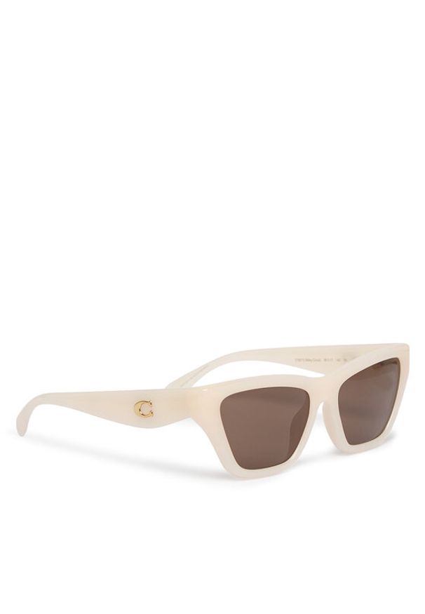 Coach Okulary przeciwsłoneczne 0HC8449U 579073 Kremowy. Kolor: kremowy
