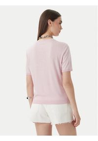 Patrizia Pepe T-Shirt 2M4542/J419-M564 Różowy jasny Regular Fit. Kolor: różowy. Materiał: bawełna #4