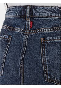 Hugo Spódnica jeansowa Getina 50507934 Granatowy Regular Fit. Kolor: niebieski. Materiał: bawełna
