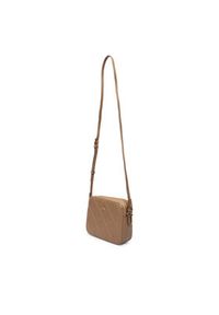 Calvin Klein Torebka Quilted Camera Bag LV04F3328G Beżowy. Kolor: beżowy. Materiał: skórzane #2