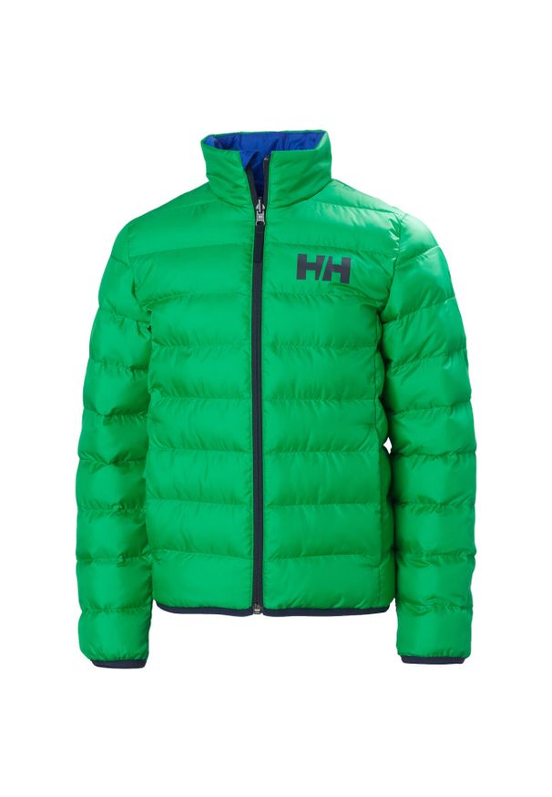 Kurtka ocieplana dla dzieci Helly Hansen Marka. Kolor: żółty, wielokolorowy, zielony. Materiał: puch