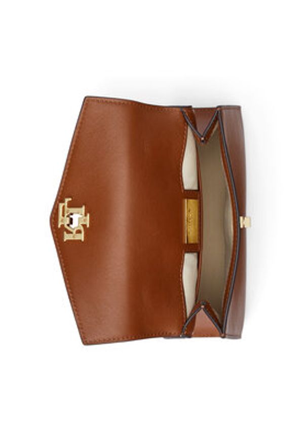 Lauren Ralph Lauren - LAUREN RALPH LAUREN Torebka 431968761001 Brązowy. Kolor: brązowy. Materiał: skórzane