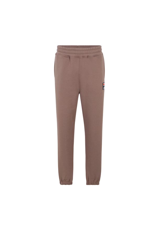 Fila - Spodnie FILA Baydon. Kolor: brązowy. Materiał: dresówka