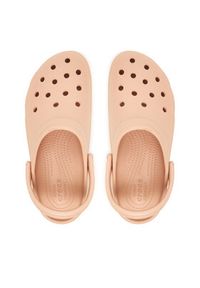 Crocs Klapki Classic Platform Clog 206750 Beżowy. Kolor: beżowy. Obcas: na platformie