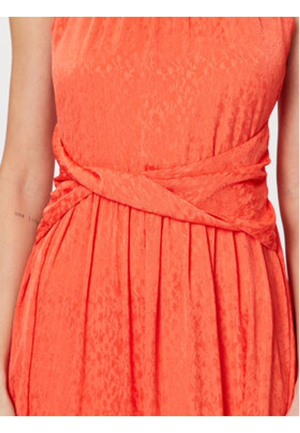 DKNY Sukienka codzienna DD3C3711 Koralowy Regular Fit. Okazja: na co dzień. Kolor: pomarańczowy. Materiał: syntetyk. Typ sukienki: proste. Styl: casual