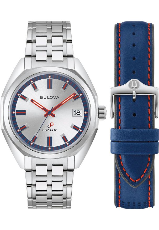 Zegarek Bulova Zegarek męski Bulova 96K112 srebrny. Kolor: srebrny