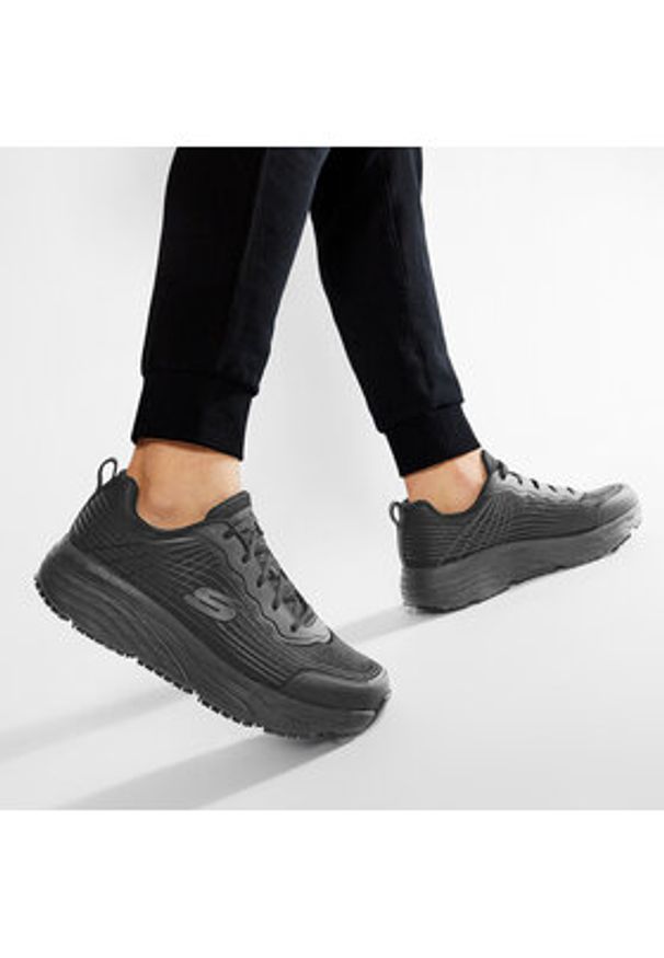 skechers - Skechers Sneakersy Rytas 200021EC/BLK Czarny. Kolor: czarny. Materiał: materiał