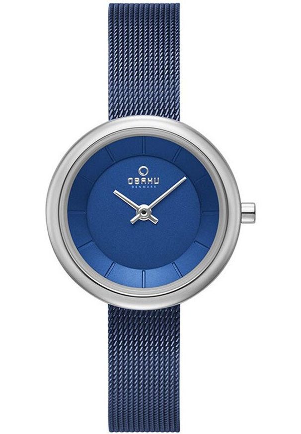 OBAKU - Zegarek damski Obaku Denmark V146LXCLML niebieski. Kolor: niebieski