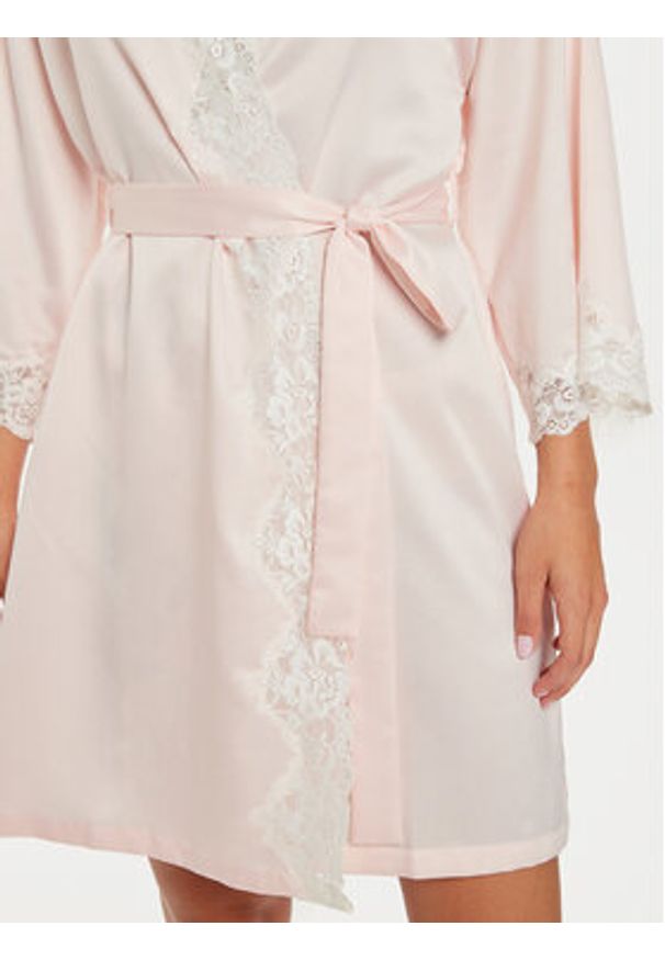 Lauren Ralph Lauren Szlafrok I8141226 Różowy. Kolor: różowy. Materiał: syntetyk