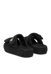 Juicy Couture Klapki CEO-WSS21515-06 Czarny. Kolor: czarny. Materiał: materiał #5