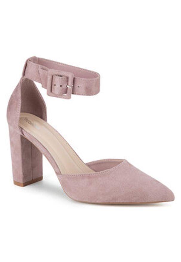 DeeZee Czółenka LH230312-5 Różowy. Kolor: różowy. Materiał: materiał