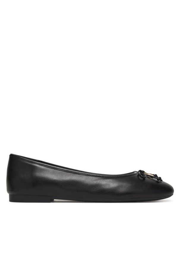TOMMY HILFIGER - Tommy Hilfiger Baleriny Smooth Lthr Ballet FW0FW09006 Czarny. Kolor: czarny. Materiał: skóra