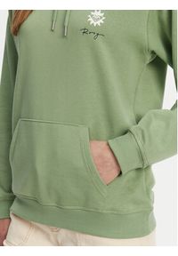 Roxy Bluza ERJFT04952 Zielony. Kolor: zielony. Materiał: syntetyk #4