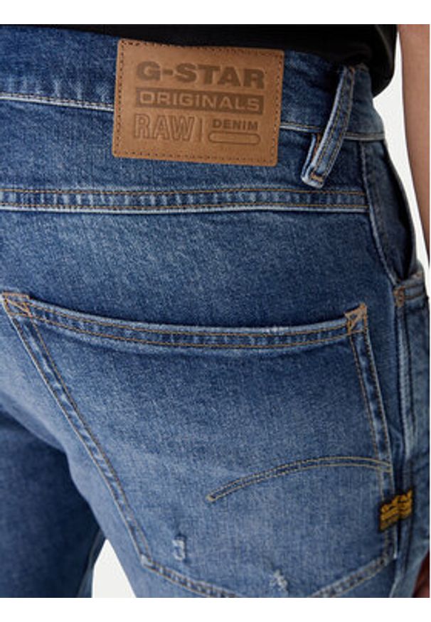 G-Star RAW - G-Star Raw Jeansy Contor 3D D27222-E106 Niebieski Slim Fit. Kolor: niebieski. Materiał: bawełna