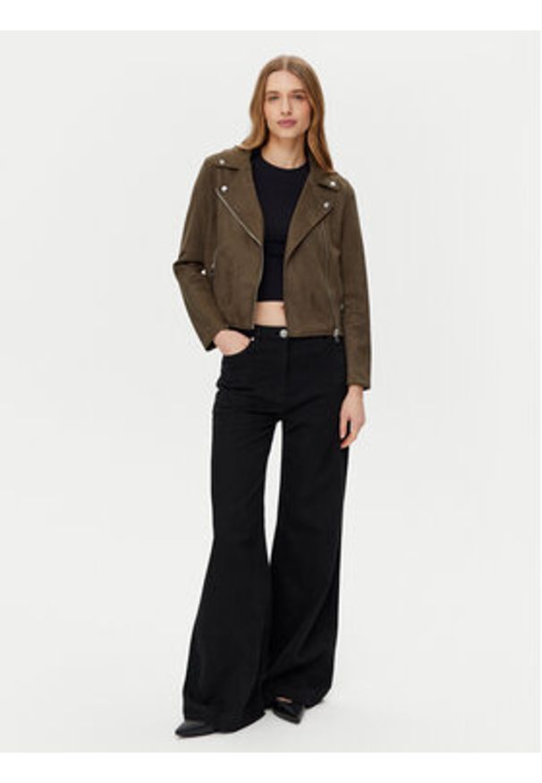Vero Moda Kurtka z imitacji skóry Jose 10300938 Brązowy Regular Fit. Kolor: brązowy. Materiał: skóra