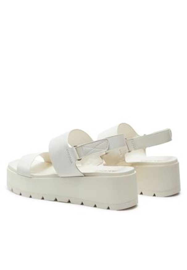 Aldo Sandały Thila 13713130 Biały. Kolor: biały. Materiał: skóra
