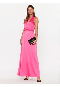 YAS Sukienka wieczorowa 26031524 Różowy Regular Fit. Kolor: różowy. Materiał: syntetyk. Styl: wizytowy #5
