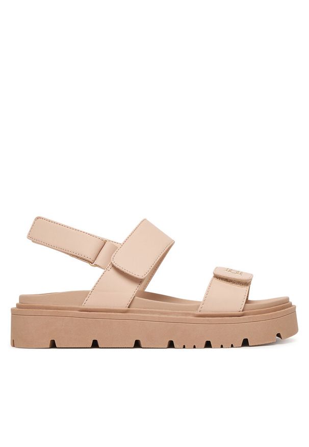 TOMMY HILFIGER - Sandały Tommy Hilfiger. Kolor: beżowy