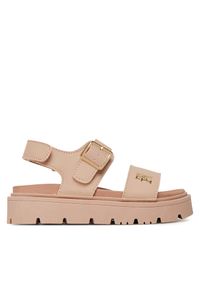 TOMMY HILFIGER - Sandały Tommy Hilfiger. Kolor: różowy