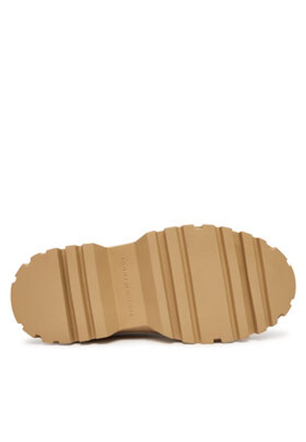 TOMMY HILFIGER - Tommy Hilfiger Śniegowce Real Shearling Pullon FW0FW08997 Beżowy. Kolor: beżowy. Materiał: skóra, zamsz