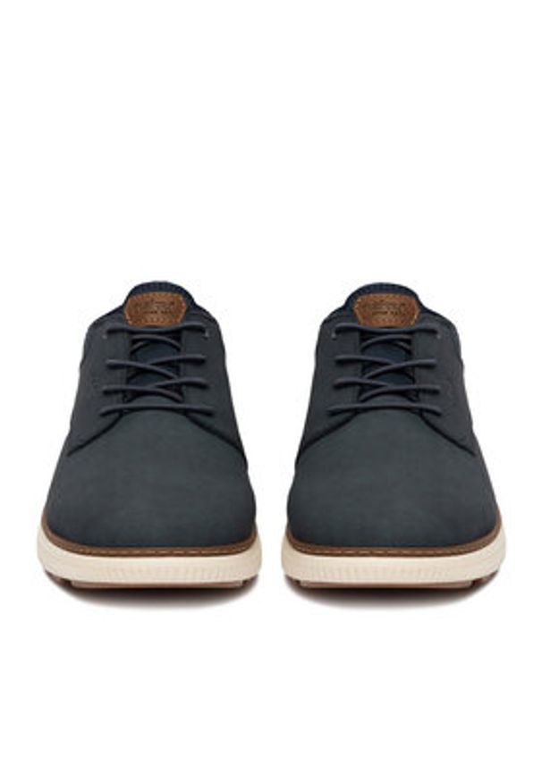 Rieker Półbuty B3357-14 Granatowy. Kolor: niebieski. Materiał: skóra, nubuk